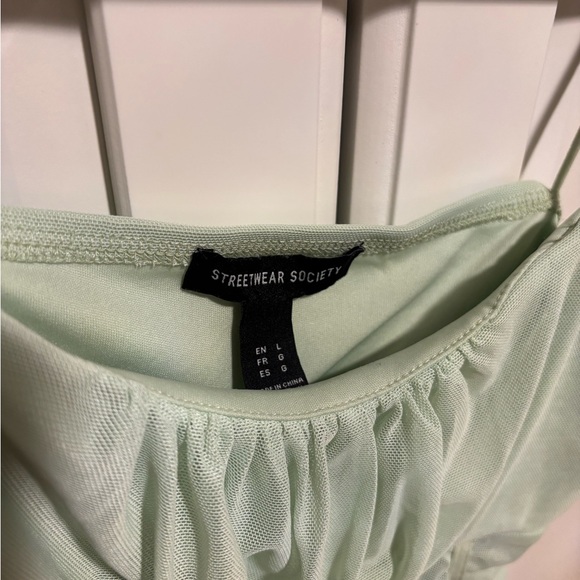 Streetwear Society Mint Ruched Camisole - Picture 2 of 3